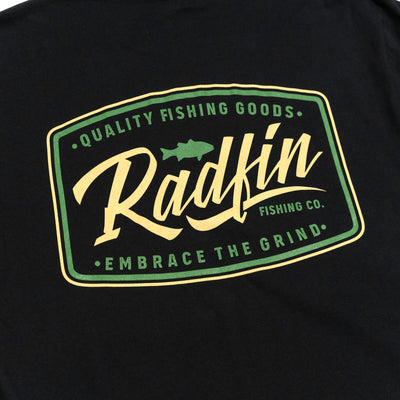 Radfin Print Black T-Shirt